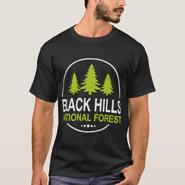Camiseta Floresta Nacional de Black Hills (Frente)