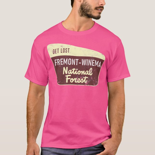 Camiseta Floresta Nacional de Fremont-Winema Perdida Woods  (Frente)