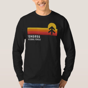 Camiseta Floresta Nacional de Juneau Alasca, Tongass Sunset