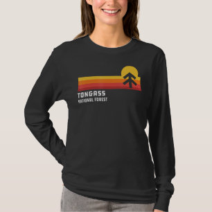 Camiseta Floresta Nacional de Juneau Alasca, Tongass Sunset
