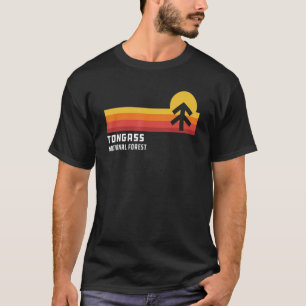 Camiseta Floresta Nacional de Juneau Alasca, Tongass Sunset