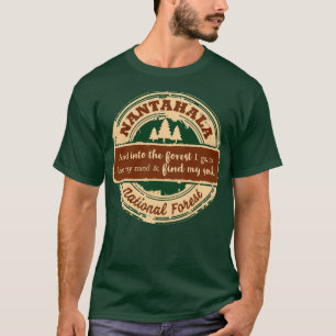 Camiseta Floresta Nacional de Nantahala E na floresta eu vo