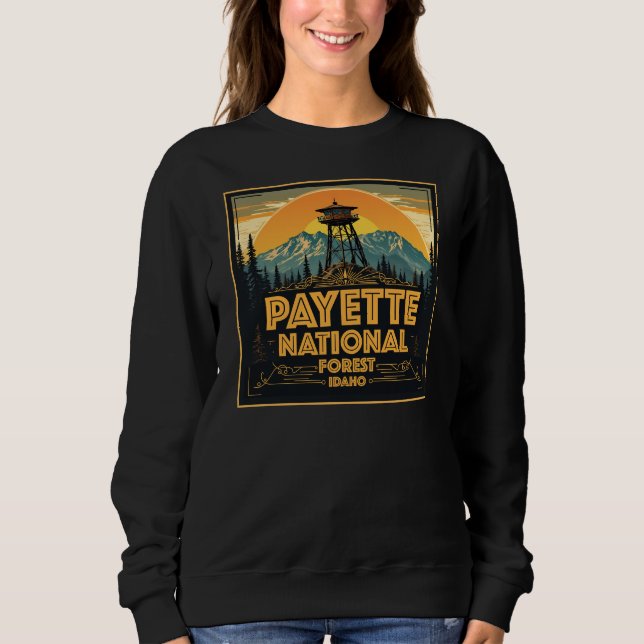 Camiseta Floresta Nacional de Payette Idaho (Frente)