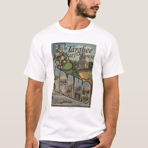 Camiseta Floresta nacional de Targhee, Idaho - grande cena