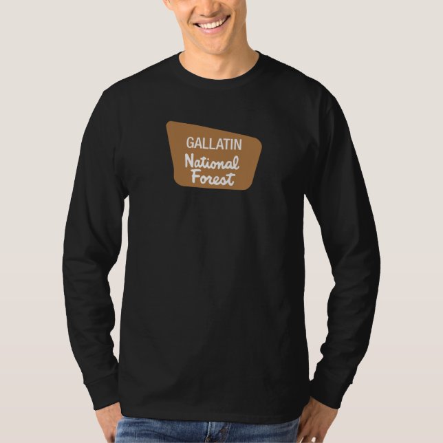 Camiseta Floresta nacional do Gallatin (sinal) (Frente)