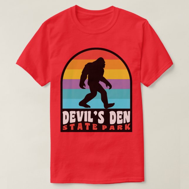 Camiseta Floresta Nacional do Parque Estadual Devils Den Oz (Frente do Design)
