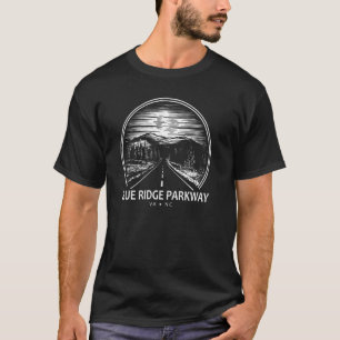 Camiseta Floresta Nacional do Parque Natural de Ridge Azul