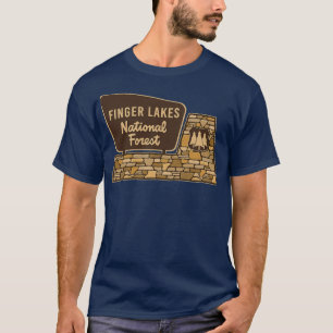 Camiseta floresta nacional dos lagos dedos