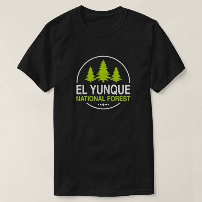Camiseta Floresta Nacional El Yunque (Frente do Design)