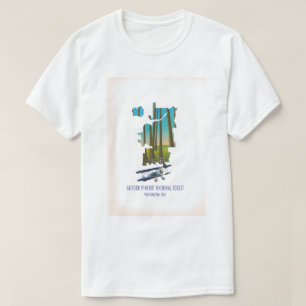 Camiseta Floresta Nacional Gifford Pinchot, estado de washi