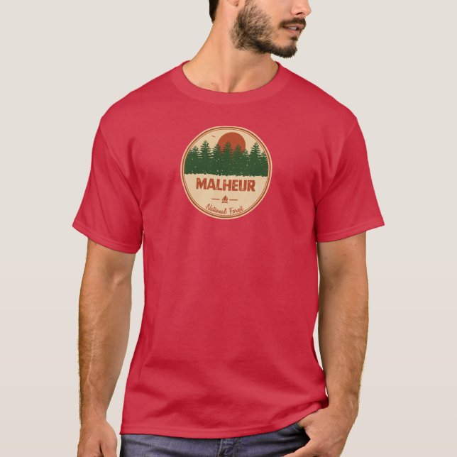 Camiseta Floresta Nacional Malheur (Frente)