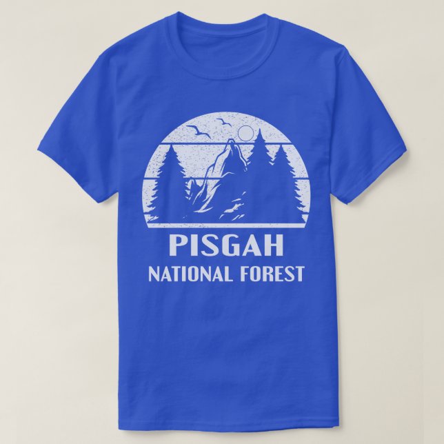 Camiseta Floresta Nacional Pisgah 4 (Frente do Design)