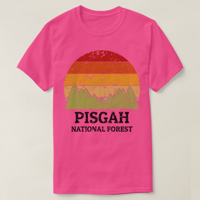 Camiseta Floresta Nacional Pisgah 5 (Frente do Design)