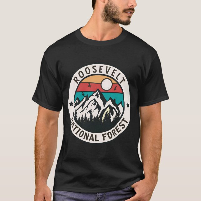 Camiseta Floresta nacional Roosevelt (Frente)