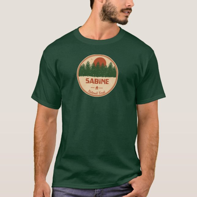 Camiseta Floresta Nacional Sabine (Frente)