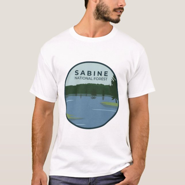 Camiseta Floresta Nacional Sabine (Frente)