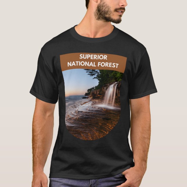 Camiseta Floresta Nacional Superior - Minnesota (Frente)