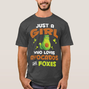 Camiseta Floresta Natural Bonita Animal Avocado Meninas Ama