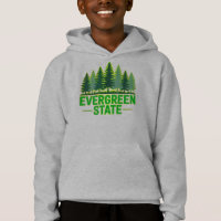 Floresta Natural Estética de Washington Evergreen