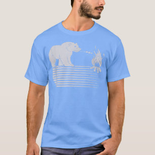 Camiseta Floresta Natural Irônica Urso Irônico Grelha