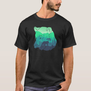 Camiseta Floresta Natureza Animal Paisagem Selvagem Paisage