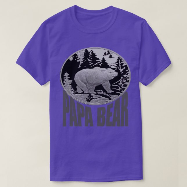 Camiseta Floresta Negra e Cinza (Frente do Design)