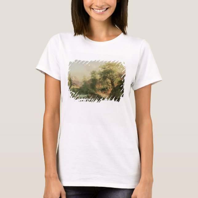 Camiseta Floresta perto de Viena, 1852 (petróleo na canvas) (Frente)