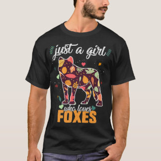 Camiseta Floresta Selvagem Animal Apenas Uma Menina Que Ama