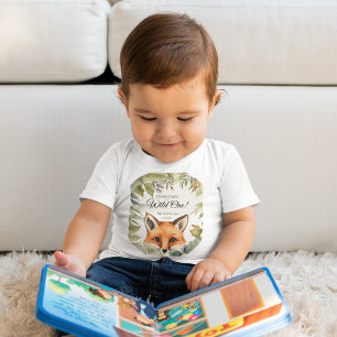 Camiseta Floresta Selvagem de Um primeiro aniversario