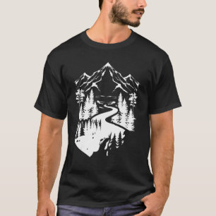 Camiseta Floresta Selvagem Florestal Hik