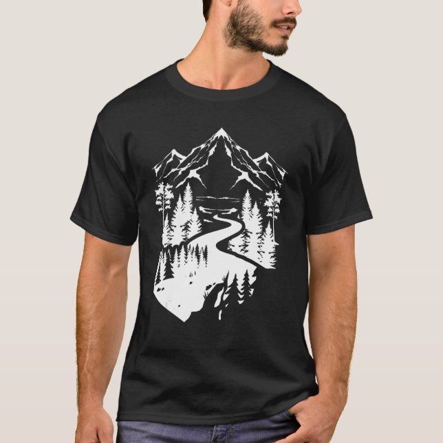 Camiseta Floresta Selvagem Florestal Hik (Frente)