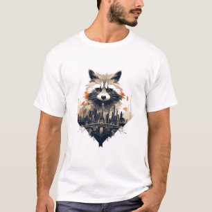 Camiseta Floresta Selvagem Natural da Beleza Animal da Cute