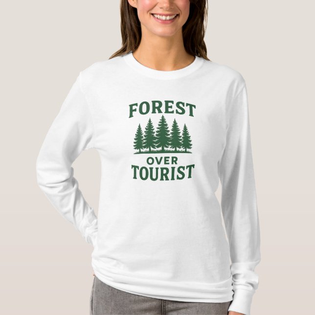 Camiseta Floresta Sobre Turismo - (Frente)