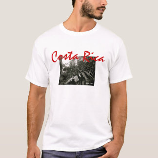 Camiseta - Floresta tropical de Rica- B/W da costela