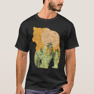 Camiseta Florestas-castanheiras Natureza Animal
