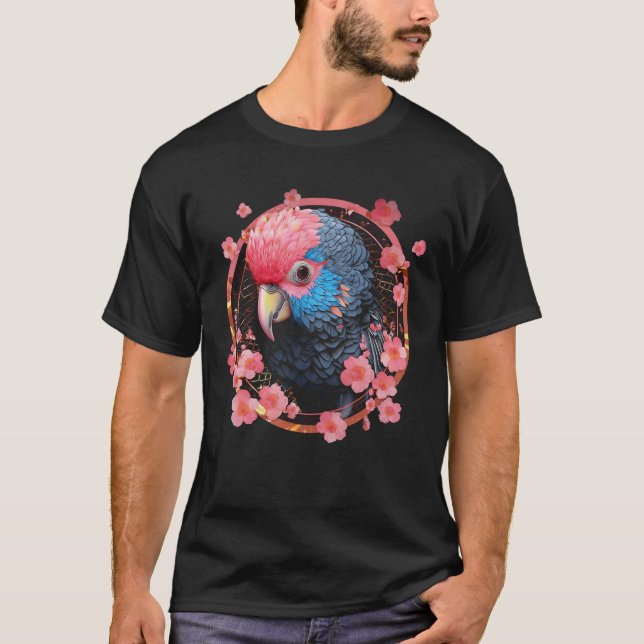 Camiseta Florestas de papagaios - Papagaio-de-Pássaro (Frente)