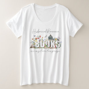 Camiseta Florestas Florais Históricas Românicas Amantes