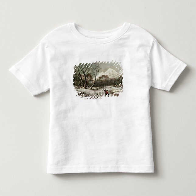 Camiseta Florestas no inverno (Frente)