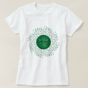 Camiseta Florestas, os pulmões da Terra Amigável