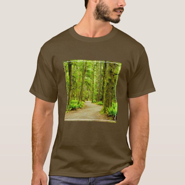 Camiseta Florestas | Parque Nacional da Olimpiadas (Frente)
