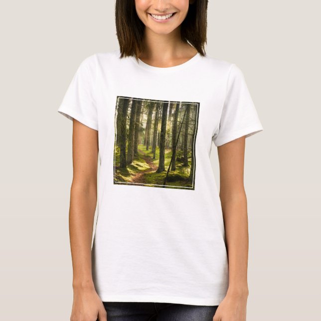 Camiseta Florestas | Suecia florestal boreal (Frente)
