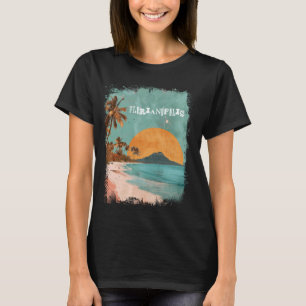Camiseta Florianópolis Brasil Retro Beach Sunset Vintage Pa