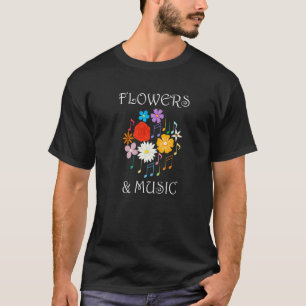 Camiseta Floricultura de jardinagem e música Natureza Flore