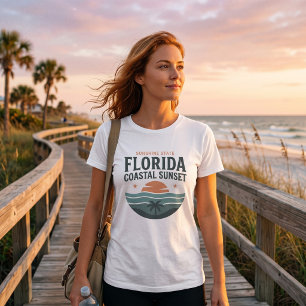 Camiseta Florida Coastal Sunset Heritage