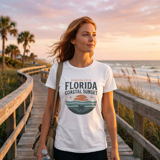 Camiseta Florida Coastal Sunset Heritage