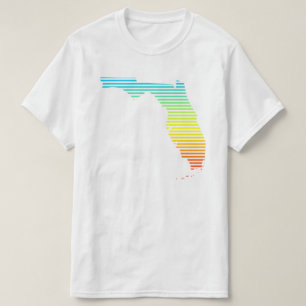 Camiseta florida de verão