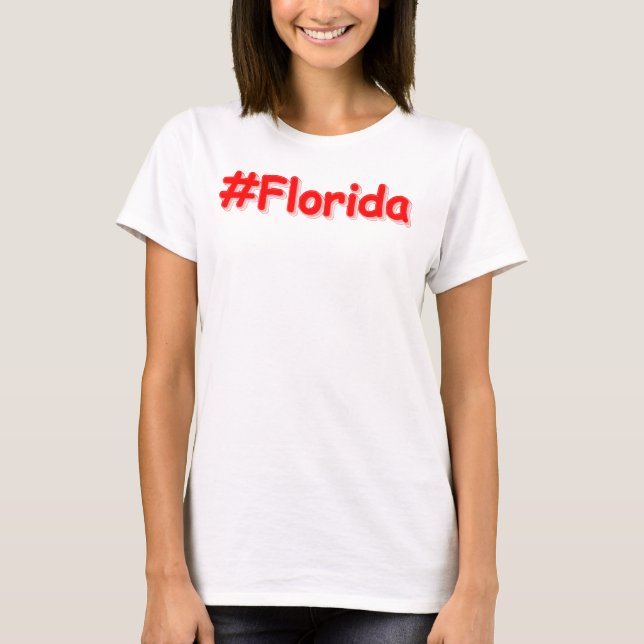 Camiseta "Flórida" Design. Comprar Agora (Frente)