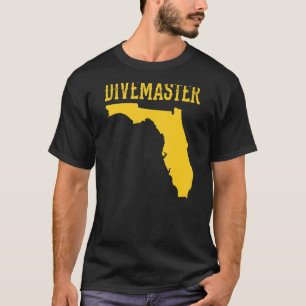 Camiseta Florida Divemaster Scuba Diving Instrutor Dive Fl