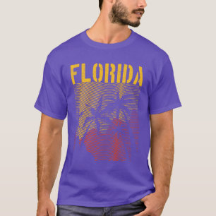 Camiseta Flórida Estadual FL Tropical Summer Vacing Flórida