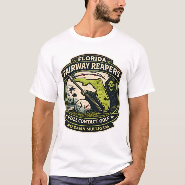 Camiseta Florida Fairway Reapers (Golfe Full-Conta (Frente)